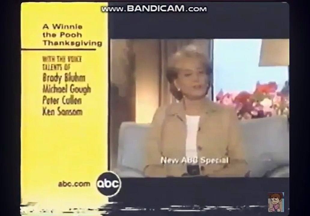 A Winnie The Pooh Thanksgiving ABC Split Screen Credits