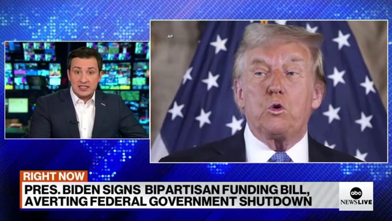 President Biden signs bipartisan funding bill averting government shutdown Breaking News Today News