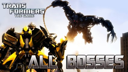 Transformers The Game All Bosses (X360, PS3)