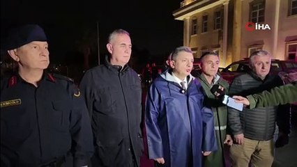 Antalya Valisi Şahin: "5 saatte 106 kilogramlık büyük yağış aldık"