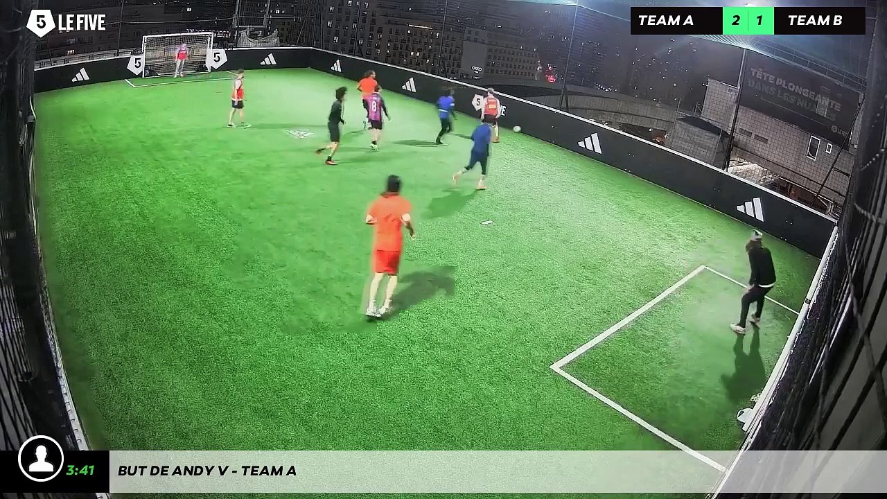 But de Andy V - Team A