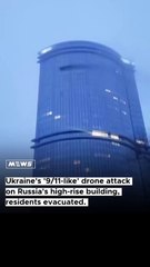 Rusya’da dehşete düşüren görüntü! Ukrayna’dan ‘11 Eylül’ benzeri saldırı