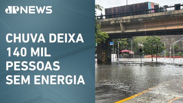 São Paulo em alerta com risco de alagamentos após temporal