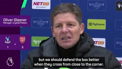 'You give them a crumb, they take the whole cake' - Glasner on Arsenal