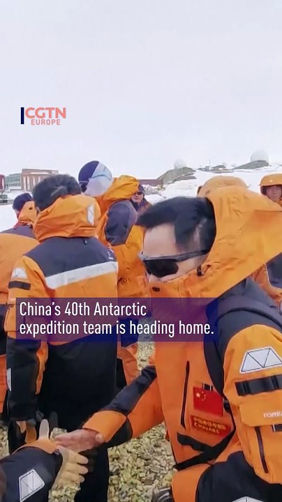 Coming home from the Antarctic