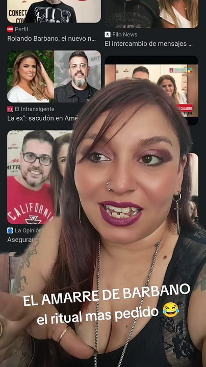 Tarotista contó por qué cree que Marina Calabró le hizo una brujería a su novio, Rolando Barbano. Enterate.