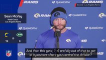 Rams aren't in the playoffs yet - McVay wary of celebrating too early