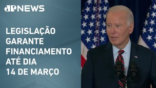 Joe Biden assina lei que evita paralisação dos serviços nos EUA