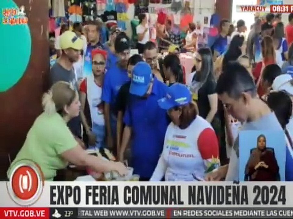 Yaracuy | 143 emprendedores estuvieron presentes en la Expo Feria Comunal Navideña 2024