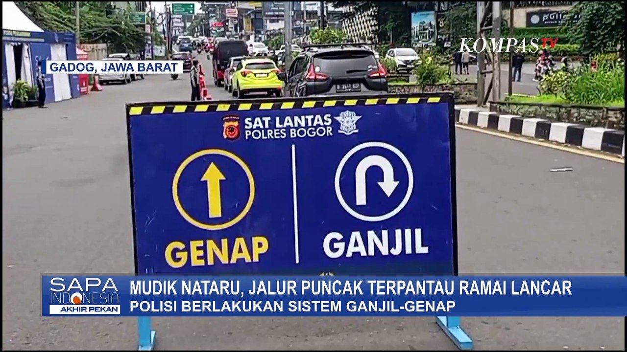 Pantauan Terkini Jalur Puncak Ramai Lancar, Ganjil Genap Diberlakukan Jelang Libur Natal Tahun Baru
