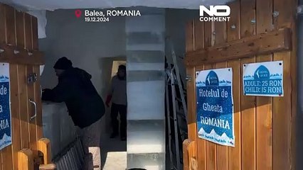 NO COMMENT: Un hotel de hielo en Rumanía ofrece habitaciones con nombres de grandes músicos