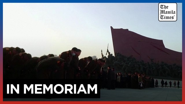 North Koreans mark former leader Kim Jong Il's death anniversary