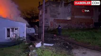 Bursa'da Tek Katlı Evde Yangın Çıktı