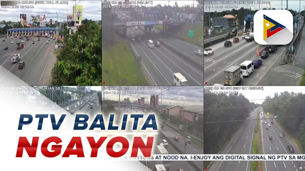 Libo-libong motorista sa NLEX, Dagsa na tatlong araw bago mag-Pasko