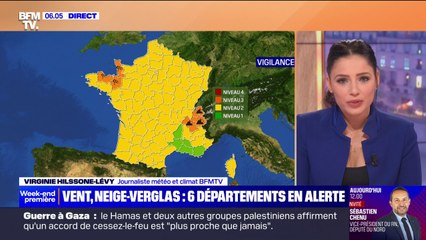 Six départements sont placés en vigilance orange par Météo France