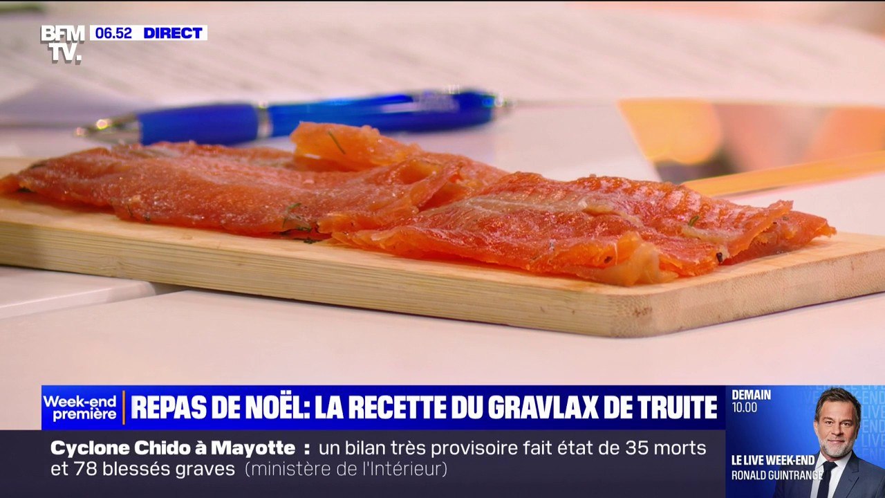 Optez pour le gravlax de truite, plus économique que le saumon, pour vos repas de Noël