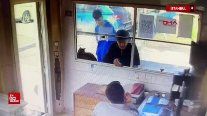İstanbul Kağıthane'de Yediemin Otoparkında film gibi hırsızlık