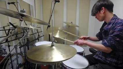 崖の上のポニョ（藤岡藤巻と大橋のぞみ）ドラム叩いてみた🎵