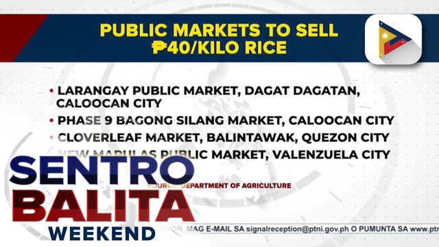D.A., pinalawak pa ang pagbebenta ng P40/kg ng well-milled rice