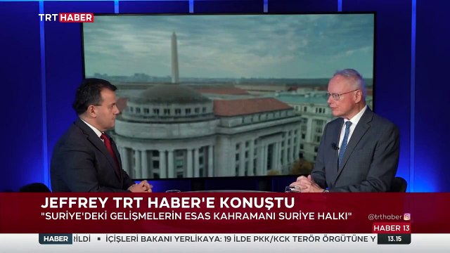 ABD'nin eski Ankara Büyükelçisi Jeffrey TRT Haber'e konuştu