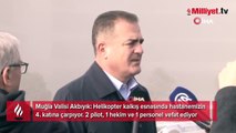 Vali İdris Akbıyık, helikopter kazası sonrası açıklamarlarda bulundu