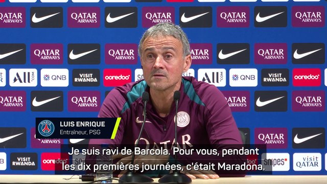 Luis Enrique défend Barcola : “Lors des 10 premières journées, c’était Maradona, et maintenant vous ne l'aimez plus”