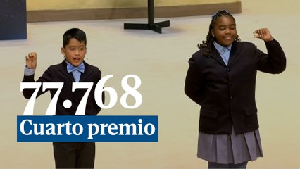 Primer cuarto premio de la Lotería de Navidad 2024: 77.768