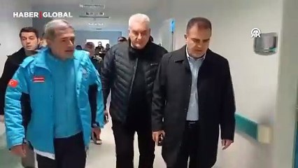 Ambulans helikopterin hastanede çarptığı odadan kaza sonrası ilk görüntü