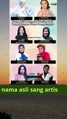 8 NAMA ASLI PEDANGDUT WANITA BEDA BANGET DENGAN NAMA PANGGUNGNYA #shorts