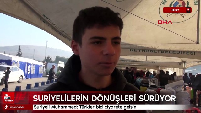 Suriyeli Muhammed: Türkler bizi ziyarete gelsin