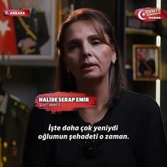 İşte şehitler ölü değildir ayeti kerimesinin tecellisi bu