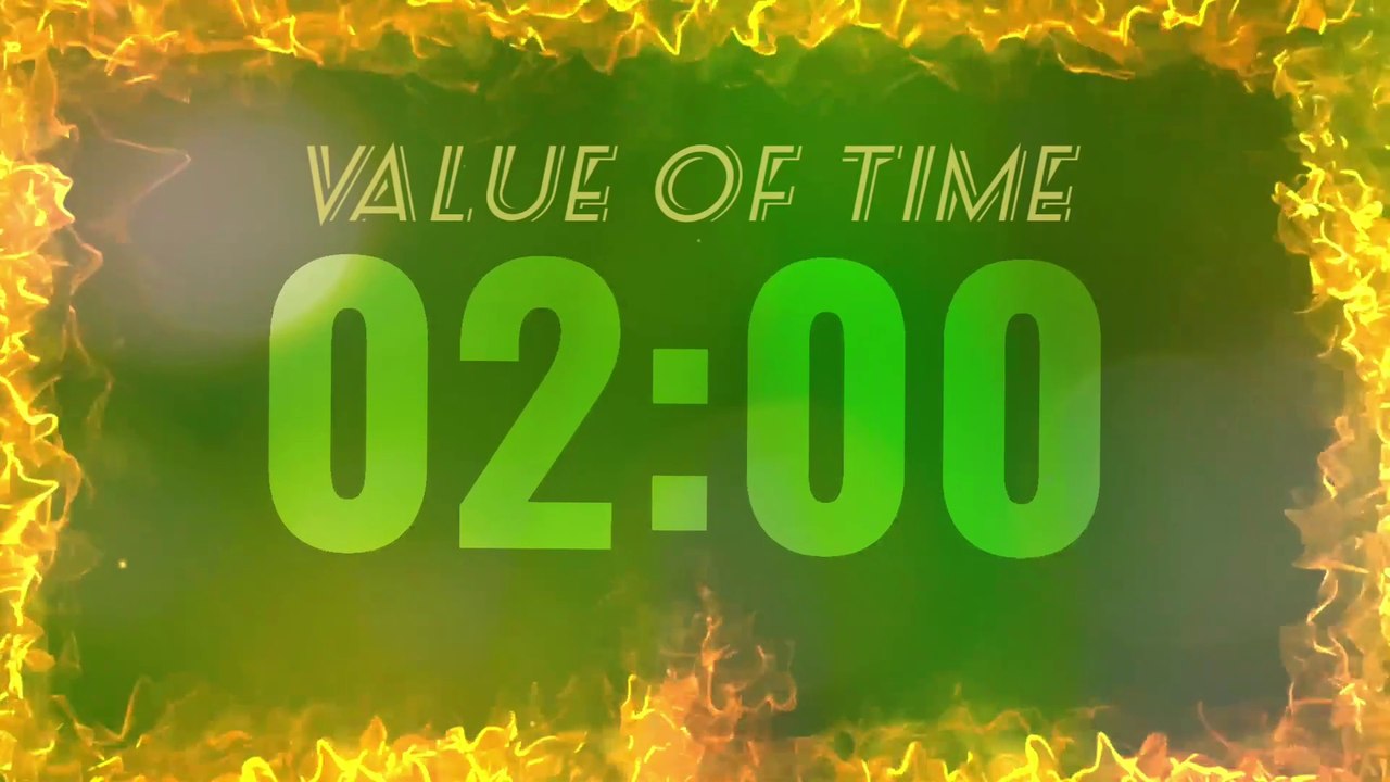2 Minute Countdown Timer in 4k