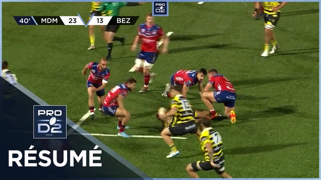 PRO D2 Saison 2024-2025 J15 - Résumé Stade Montois Rugby - AS Béziers Hérault