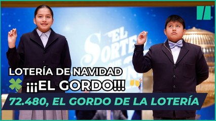 72.480, el GORDO de la Lotería de Navidad 2024
