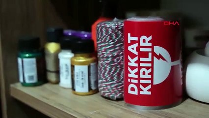 Genç kadın evinin odasında üretip kendi işinin patronu oldu