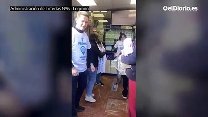 La Administración de Lotería de Logroño que ha repartido el Gordo íntegro
