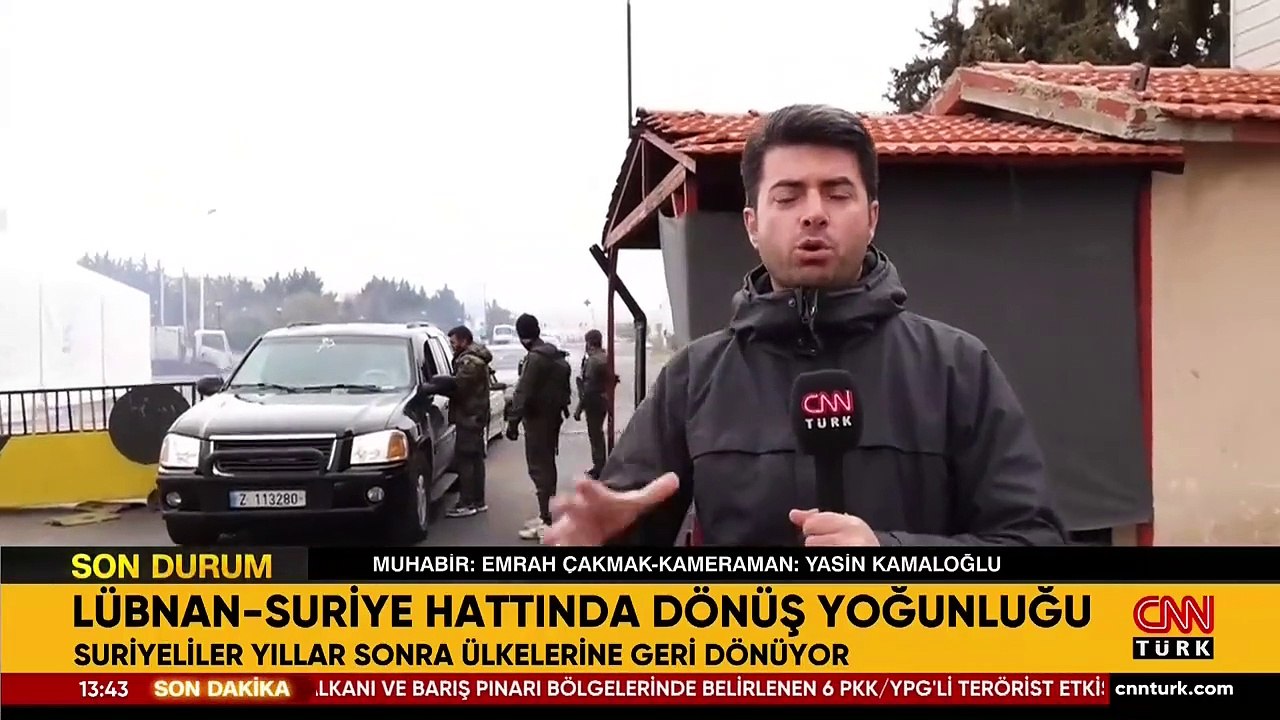 Lübnan-Suriye hattında dönüş yoğunluğu
