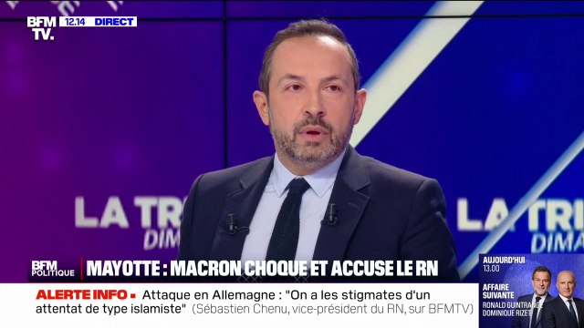 Sébastien Chenu (RN): Le cyclone Chido agit comme un révélateur de la situation de Mayotte aux yeux de nos compatriotes