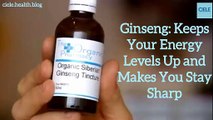 Ginseng- Keeps Your Energy Levels Up and Makes You Stay Sharp