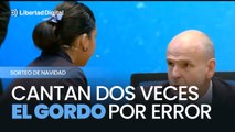 Cantan por segunda vez el Gordo por error y es corregido al momento