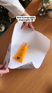 How to Wrap Oddly Shaped Gifts via: @makelifesimpler_