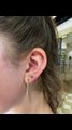 Lobe Love: The Art of Stacked Piercing #stackedpiercing #earpiercing #nosepiercing #bellypiercing