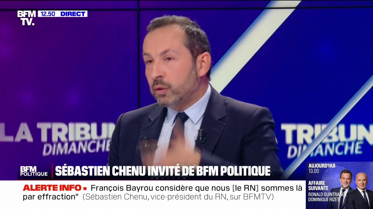 RN-LFI: "Nous sommes les deux seules offres politiques lisibles et construites", selon Sébastien Chenu (RN)