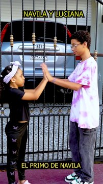 Luciana quiere jugar con el primo de Navila #navilayluciana #humor #elprimo