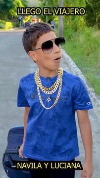 LLEGO EL VIAJERO A NAVILA Y LUCIANA #navilayluciana#viajero