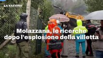 Molazzana, le ricerche dopo l'esplosione della villetta