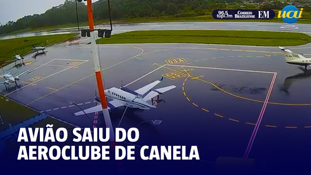 Queda de avião em Gramado: momentos antes do acidente