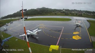 Veja momento da decolagem do avião que caiu em Gramado