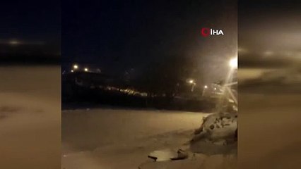 Bir ilimiz -22,5 derece ile dondu, kurtlar şehre indi