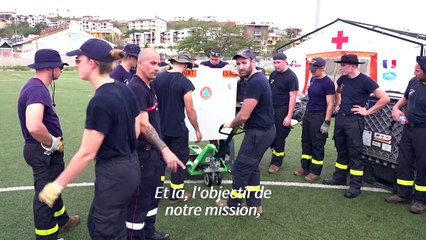 Mayotte: installation d'un hôpital de campagne à Mamoudzou